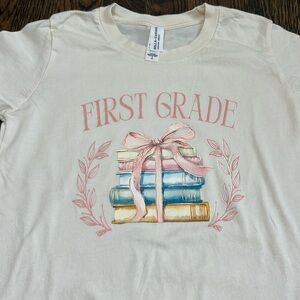 Bella Canvas Cream First Grade Kids Tee
